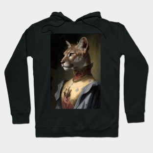 Cougar Countess Calssic Portrait Hoodie